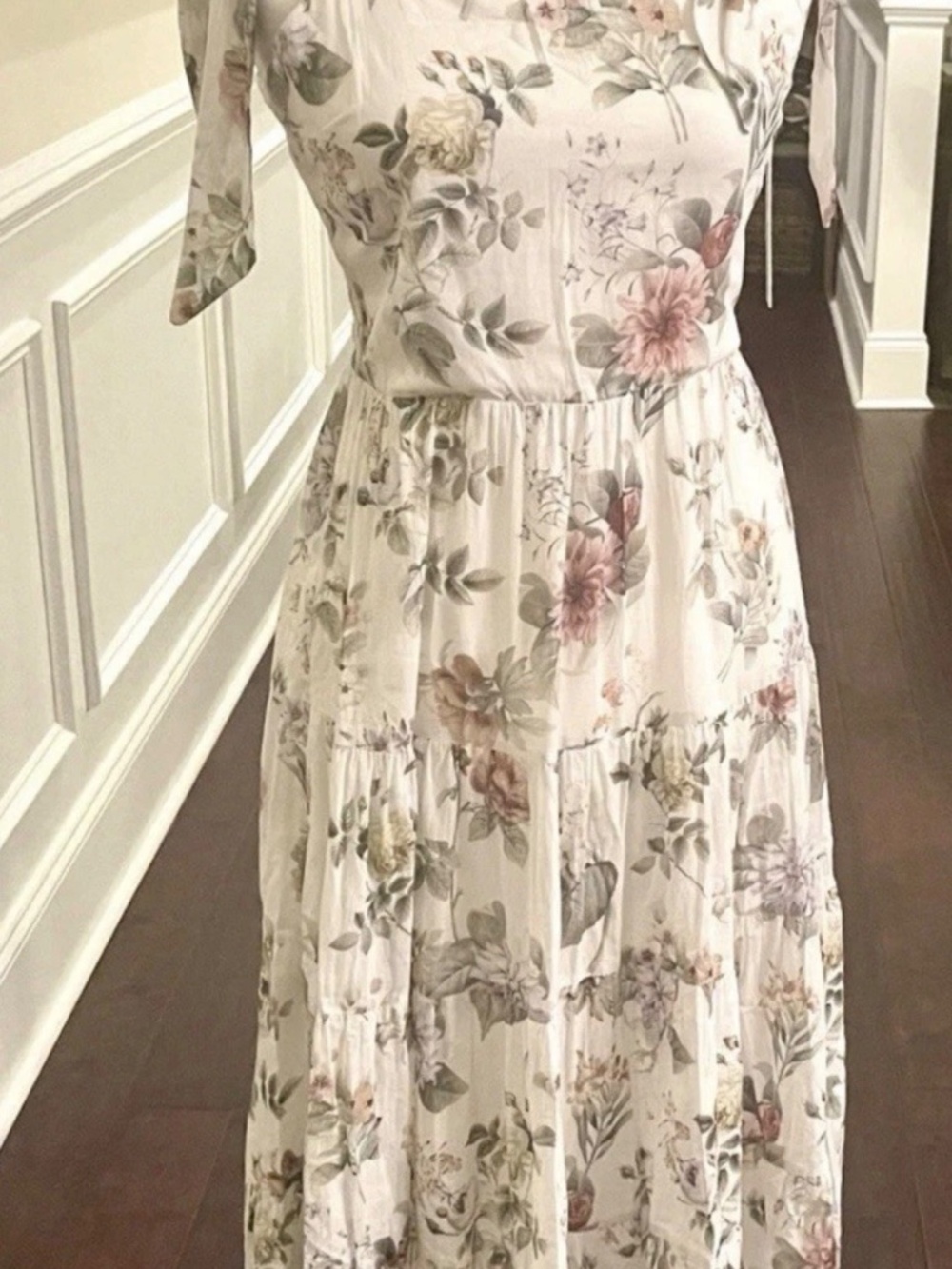 Alice + Olivia Monnie Maxi Dress Floral Sweet Nothings Fairytale Easy Luxury 6 - Picture 10 of 16